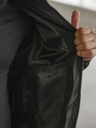 Men's Winter Jacket - Black OZONEE JS/31M5031/392Z