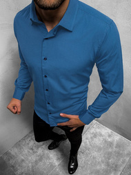 Men's Shirt - Navy blue OZONEE MECH/2122Z