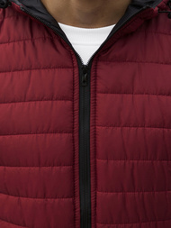 Men's Gilet - Burgundy OZONEE JS/MY88Z