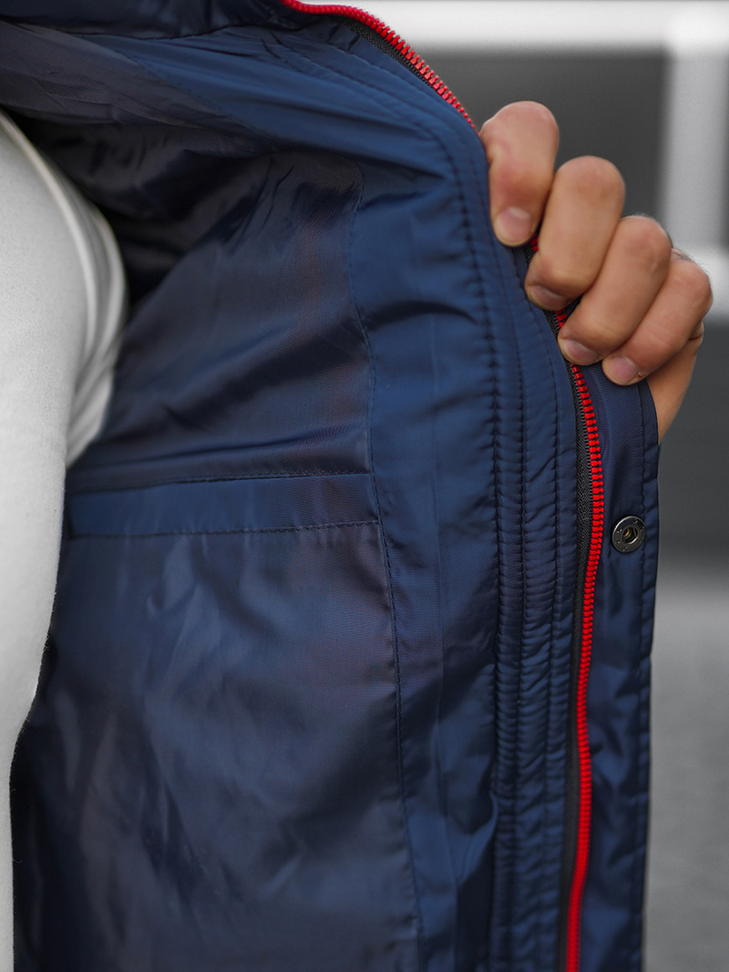 Men's Jacket - Dark blue OZONEE JB/JP1185Z