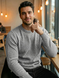 Men's Jumper - Grey OZONEE JS/59B3607/2