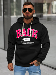 Men's Hoodie - Black OZONEE O/TT30513