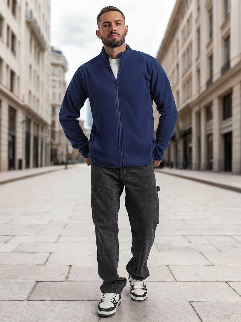 Men's Sweatshirt - Navy blue OZONEE JS/HH016/25