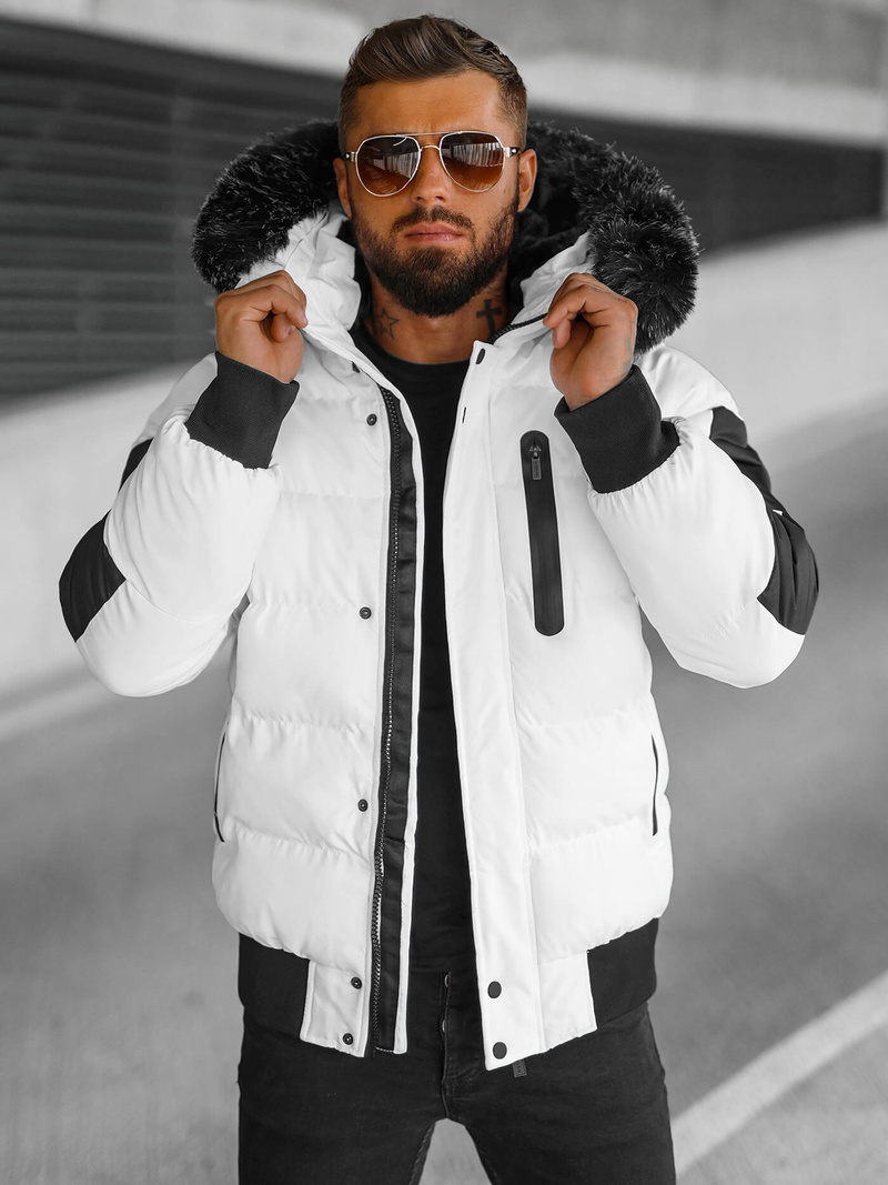 Men's Jacket - White OZONEE O/M798Z