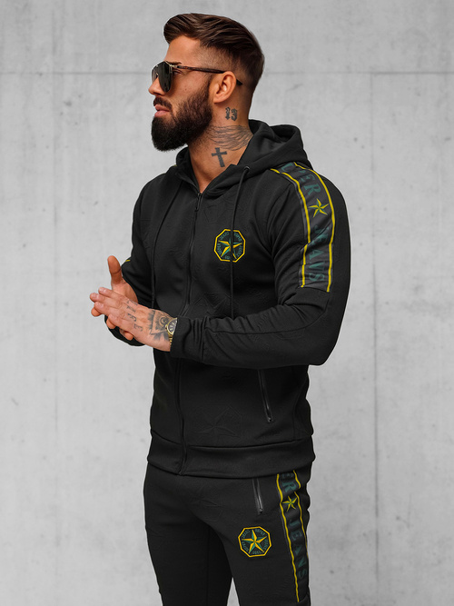 Men's Tracksuit - Black OZONEE O/FF3562AB