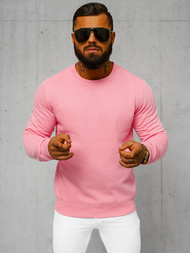 Men's Sweatshirt - Light Pink OZONEE JS/2001-10Z