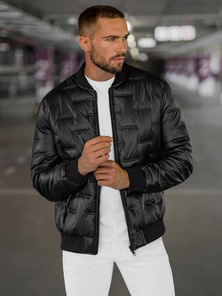 Men's Jacket - Black OZONEE O/11Z8099Z