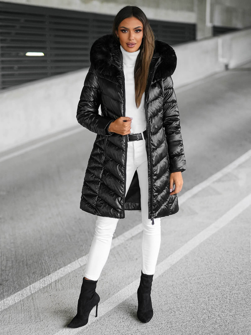 Women's Jacket - Black OZONEE JS/16M9100/392Z