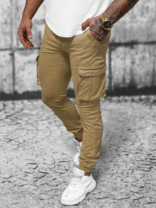 Men's Chinos Jogger - Beige OZONEE NB/MP0202K