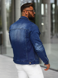 Men's Denim Jacket - Blue OZONEE NB/MJ514BS