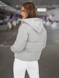 Women's Jacket - Grey OZONEE JS/16M9187/297Z