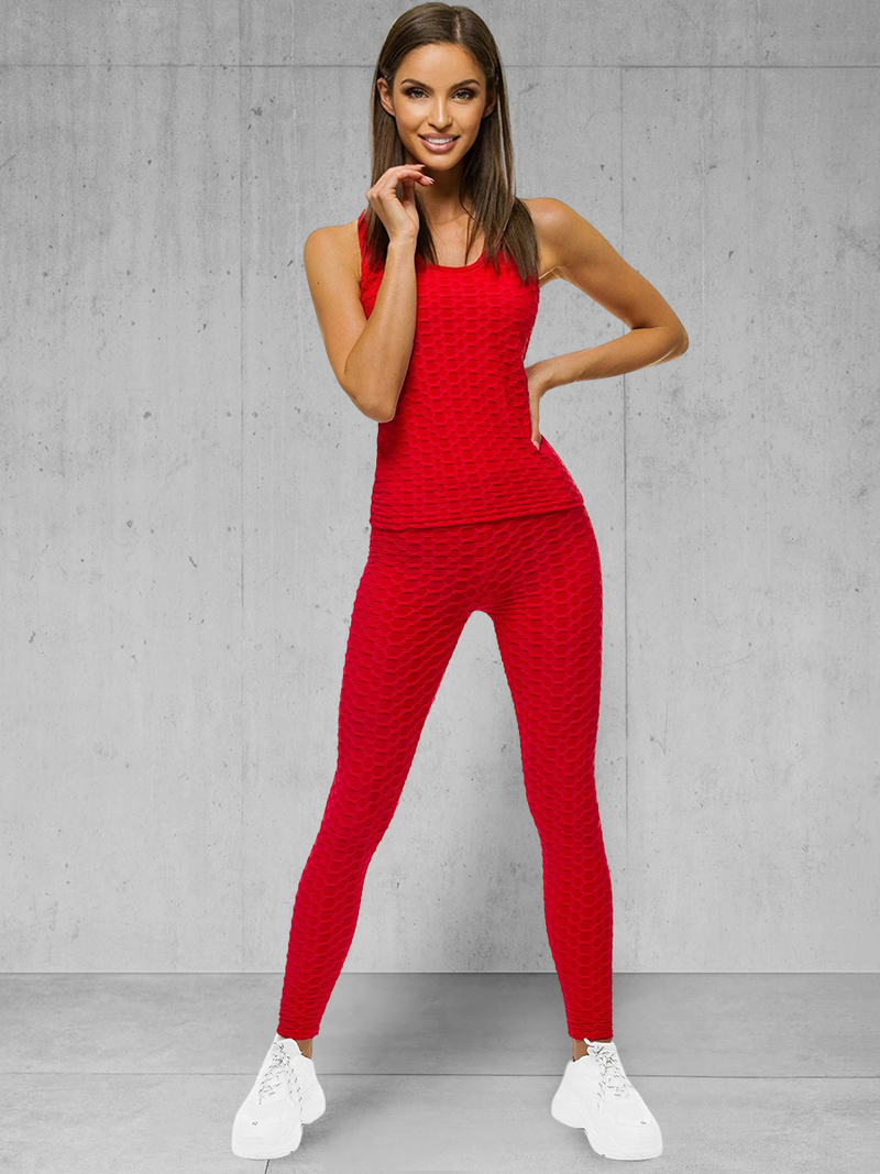 Two-piece tracksuit set Red OZONEE JS/YW88037/5