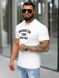 Men's T-shirt - White OZONEE NB/MT3134