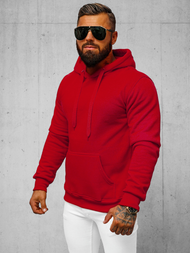 Men's Hoodie - dark-red OZONEE JS/2009Z