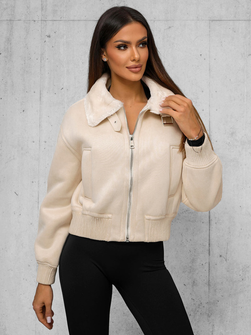 Women's Jacket - Ecru OZONEE O/81326Z