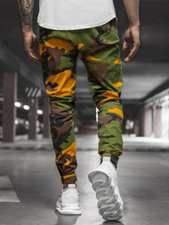 Men's Joggers - yellow-khaki OZONEE G/11144