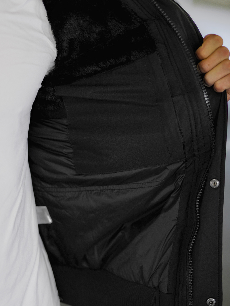 Men's Jacket - Black OZONEE O/M798