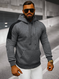 Men's Hoodie - Dark Grey OZONEE JS/8B1311/5