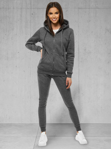 Two-piece tracksuit set anthracite OZONEE JS/CKW03