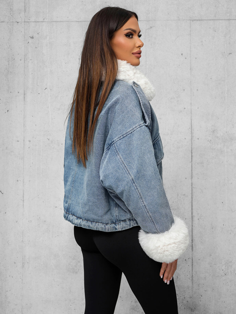 Women's Denim Jacket - Blue OZONEE JS/11Z8219Z