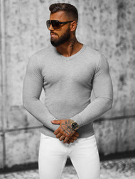Men's Jumper - Grey OZONEE NB/MMB601/2Z