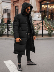 Men's winter jacket - black OZONEE JS/19M1290/392