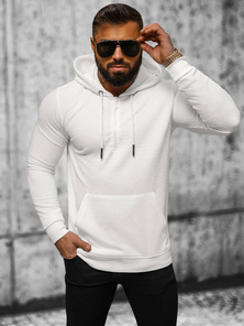 Men's Hoodie - Ecru OZONEE O/TB2273