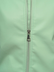 Women's Leather Jacket Mint OZONEE O/G116Z