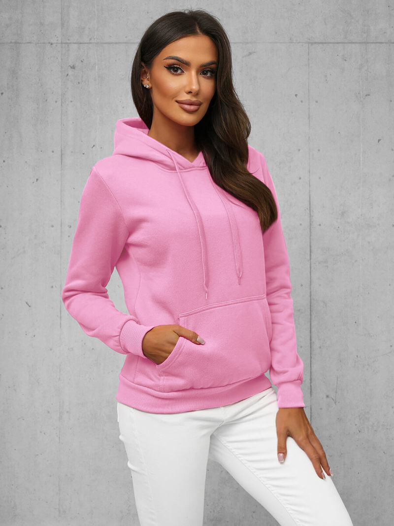 Women's Hoodie - Light Pink OZONEE JS/W02Z