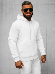 Men's Hoodie - White OZONEE JS/2009Z