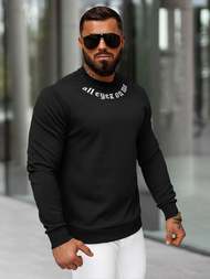 Men's Sweatshirt - Black OZONEE O/P2027Z