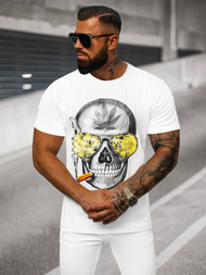 Men's T-shirt - White OZONEE JS/Y70019