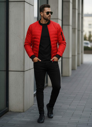 Men's Jacket - Red OZONEE JS/MY02Z 