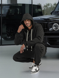 Men's Tracksuit - Black OZONEE O/3C582AB