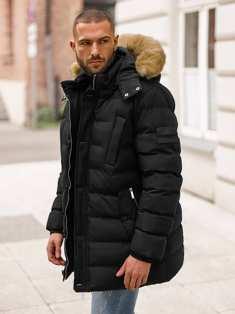 Men's Jacket - Black OZONEE JS/5M3122/392Z