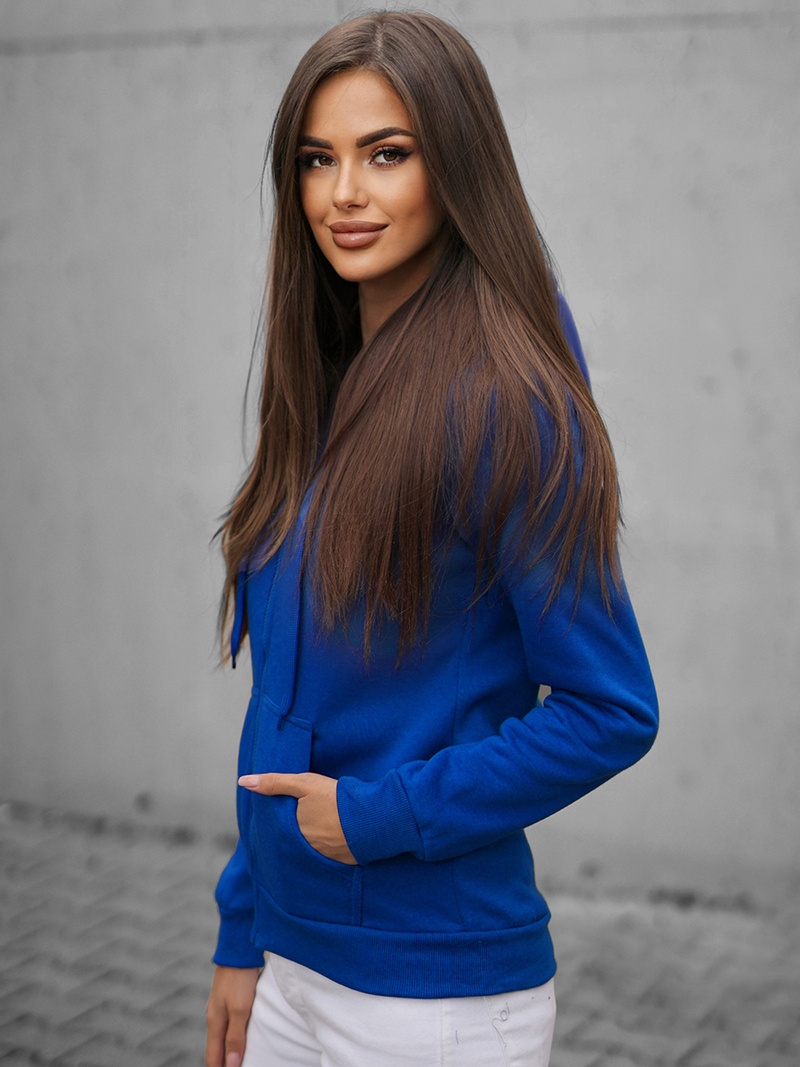 Women's Hoodie - Cobalt OZONEE JS/W03Z