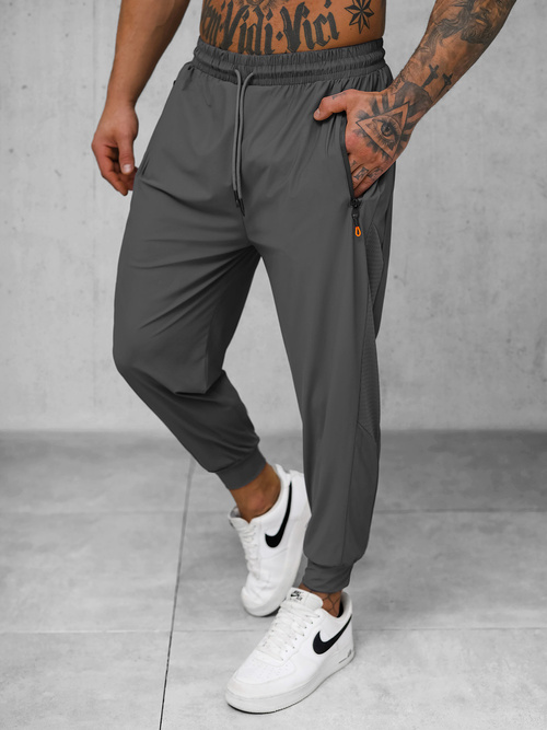 Men's sports trousers - grafitové OZONEE JS/12K1805/5