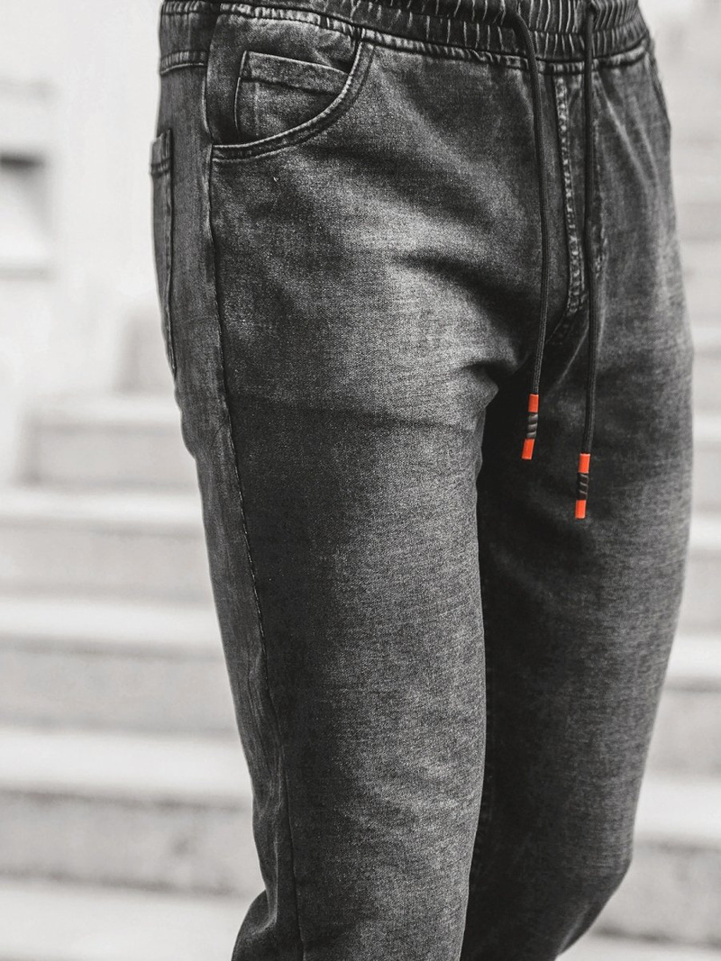 Men's Jogger Jeans Black OZONEE JS/NJ55003/2