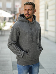 Men's Hoodie - Dark Grey OZONEE JS/8B1776/5