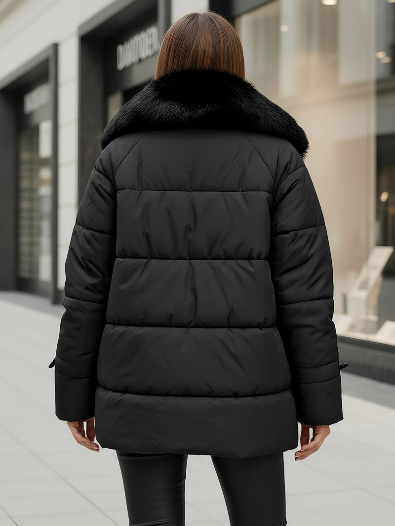 Women's Jacket - Black OZONEE JS/16M9185/392Z