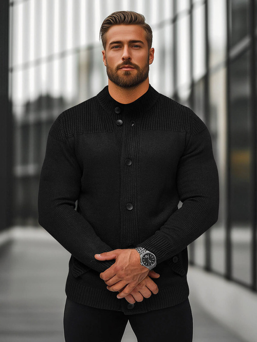 Men's Jumper - Black OZONEE NB/MM6011/4Z