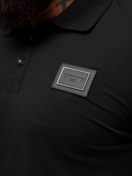 Men's Polo Shirt - Black OZONEE NB/MT3124