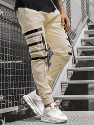 Men's Joggers - Beige OZONEE G/11146