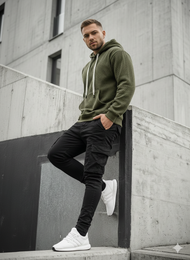 Men's Hoodie - Khaki OZONEE O/G3065