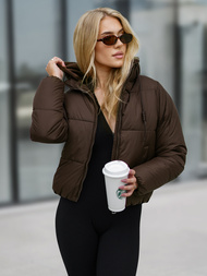 Women's Jacket - Chocolate OZONEE JS/16M9187/158