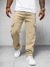 Men's Trousers - Beige OZONEE DO/4001