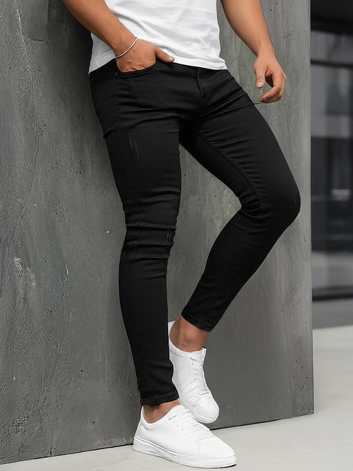 Men's Jeans - Black OZONEE DO/2820/1