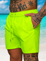 Men's Swim Shorts - Yellow-Neon OZONEE JS/XL018/81