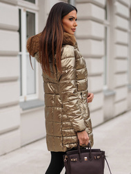 Women's Jacket - Gold OZONEE JS/16M9120/403Z