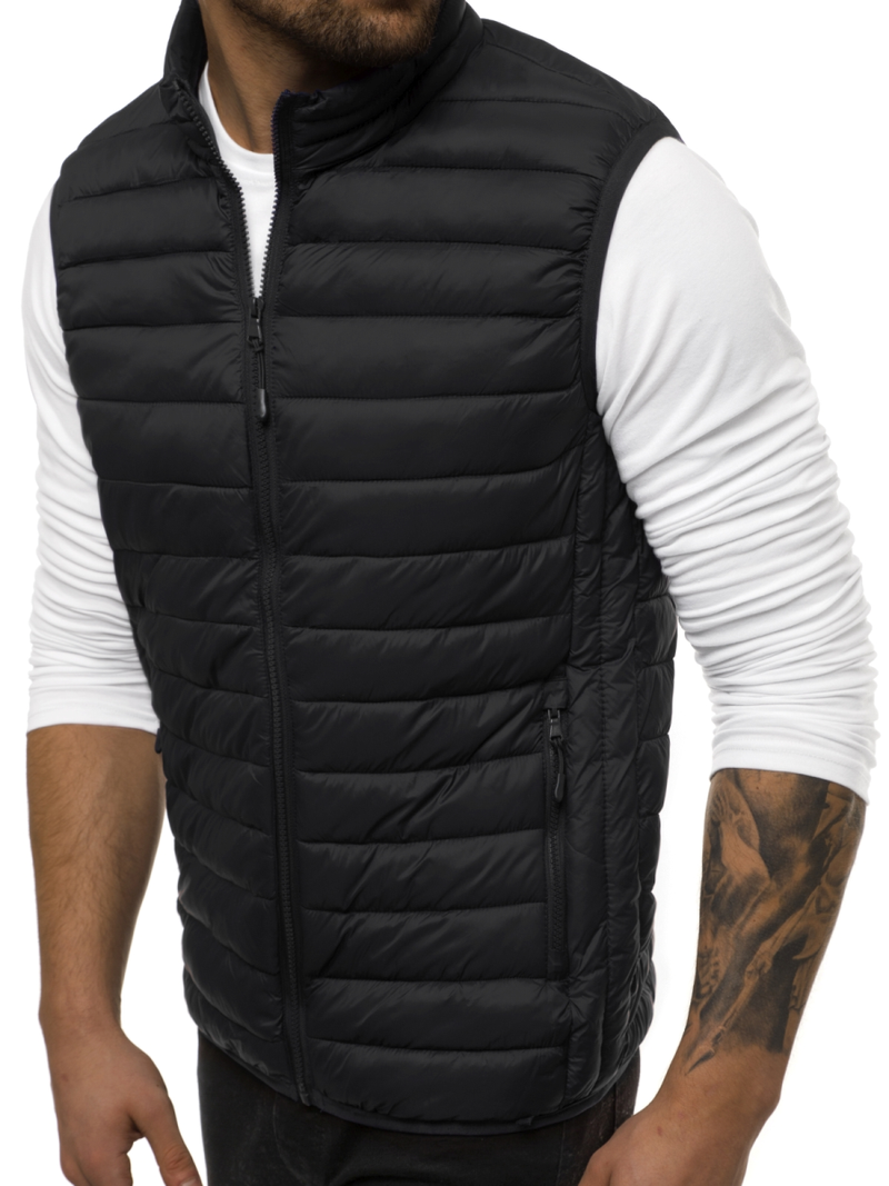 Men's Gilet - Black OZONEE JS/LY32